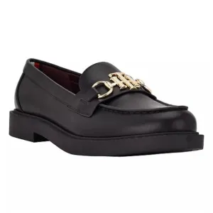 TH Logo Chain Leather Loafer Size 8