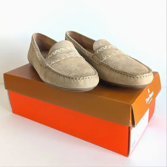 The Flexx Ralf Loafer Winter Suede Slip-on Beige New with Box sz 8½