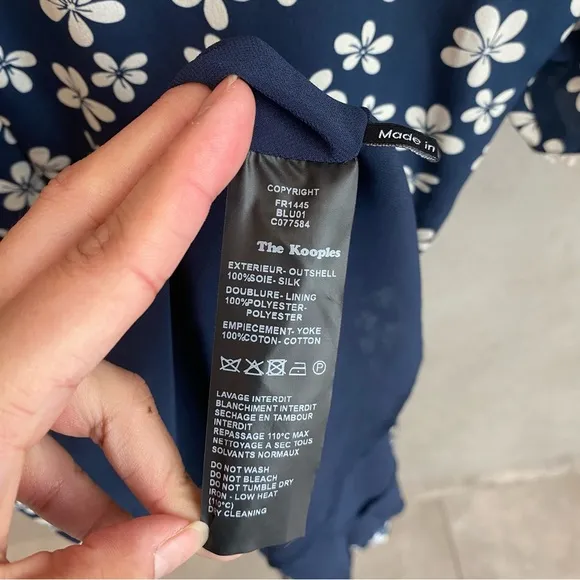 THE KOOPLES 60's Flowers Printed Dress, Size S