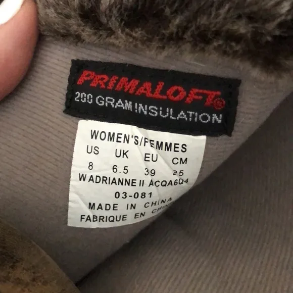 The North Face Adrianne II Snow Boots Fur Lined Primaloft insulated