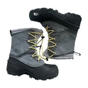 THE NORTH FACE Alpenglow V Waterproof Boots Youth blue size 3 winter snow shoes