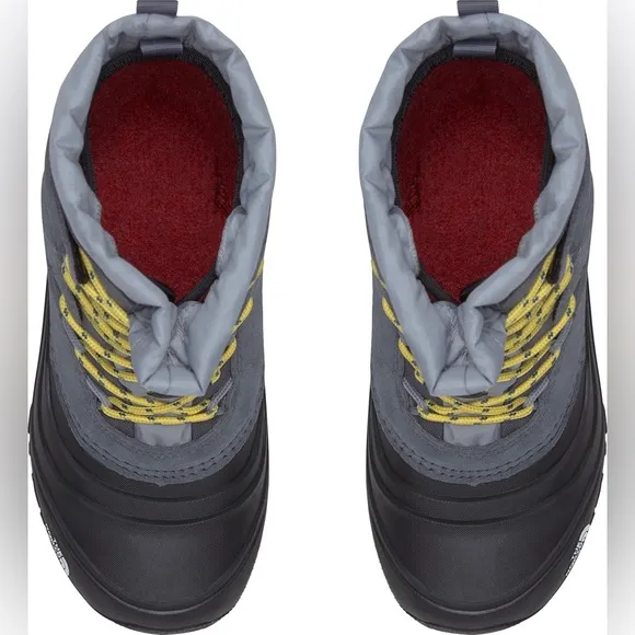 THE NORTH FACE Alpenglow V Waterproof Boots Youth blue size 3 winter snow shoes