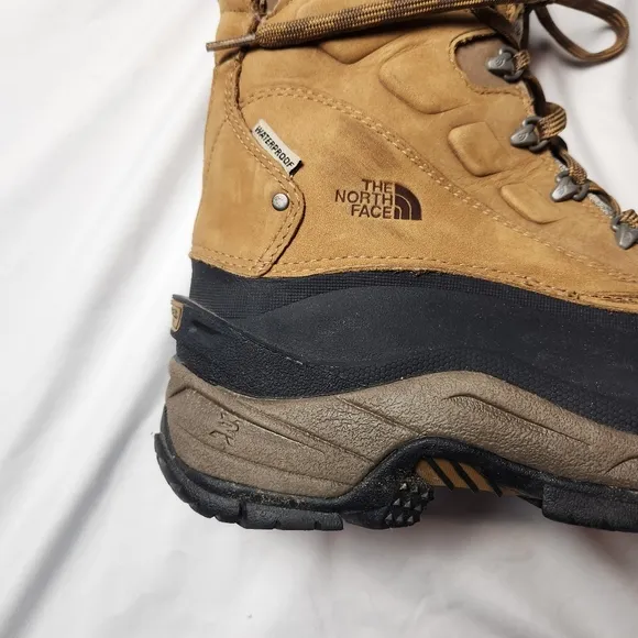 The North Face Mens 8.5 Baltoro 400 Waterproof Hiking Boots Tan Black