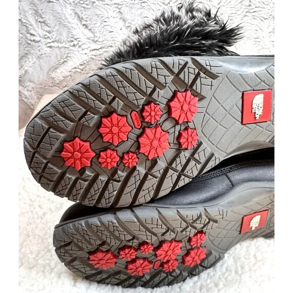 The North Face Women's Jozie Purna Boots Size 9 Waterproof Tall Lace Up Black