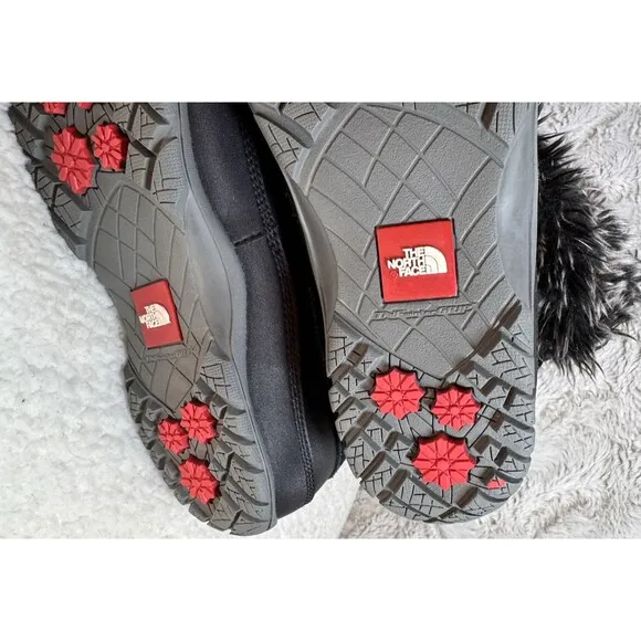 The North Face Women's Jozie Purna Boots Size 9 Waterproof Tall Lace Up Black