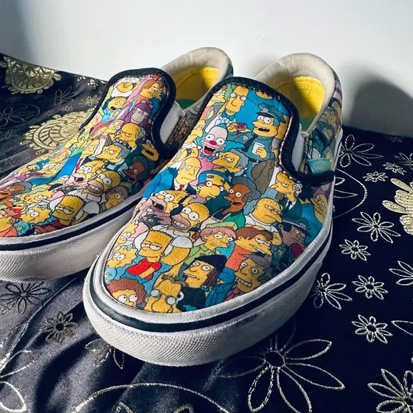 The Simpsons x Vans Slip-on Collage ComfyCrush Sneakers
