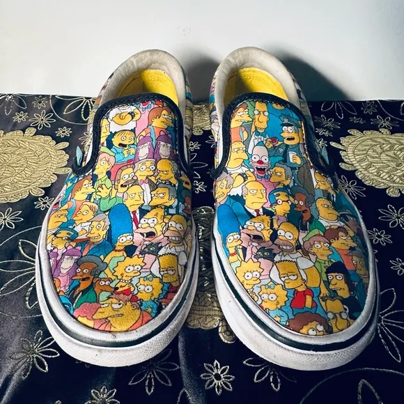 The Simpsons x Vans Slip-on Collage ComfyCrush Sneakers