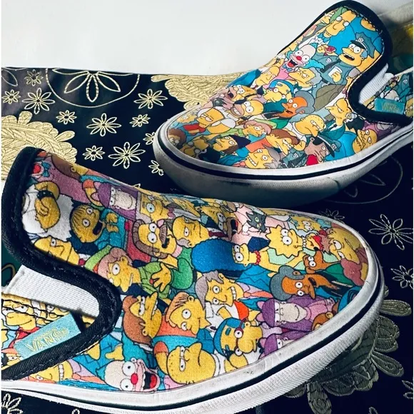 The Simpsons x Vans Slip-on Collage ComfyCrush Sneakers