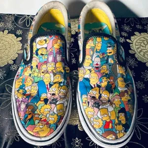 The Simpsons x Vans Slip-on Collage ComfyCrush Sneakers