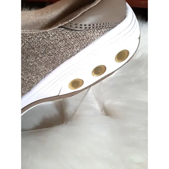 THERAFIT &quot;Dawn&quot; Women's Size 9.5 Slip-On Sneakers Tan