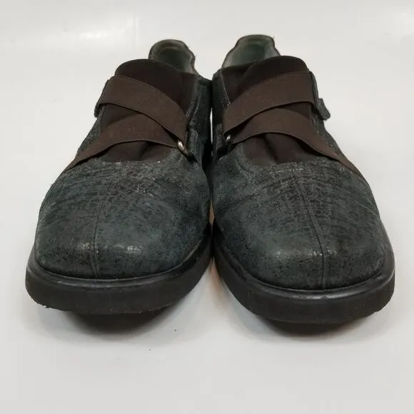 Thierry Rabotin Lena Black Casual Leather Loafers Sneakers Size EU 38.5