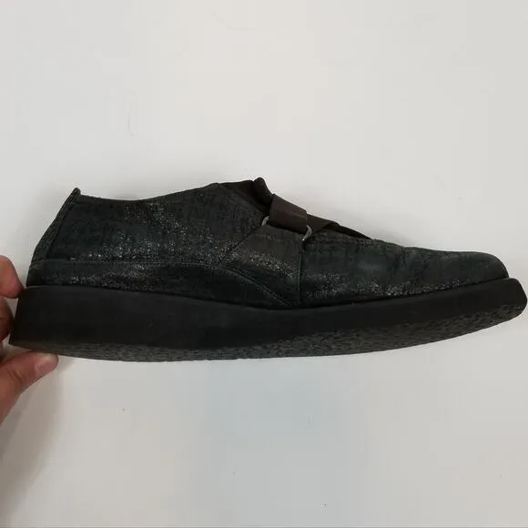 Thierry Rabotin Lena Black Casual Leather Loafers Sneakers Size EU 38.5