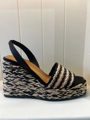 Thyra Espadrilles - Black/Tan