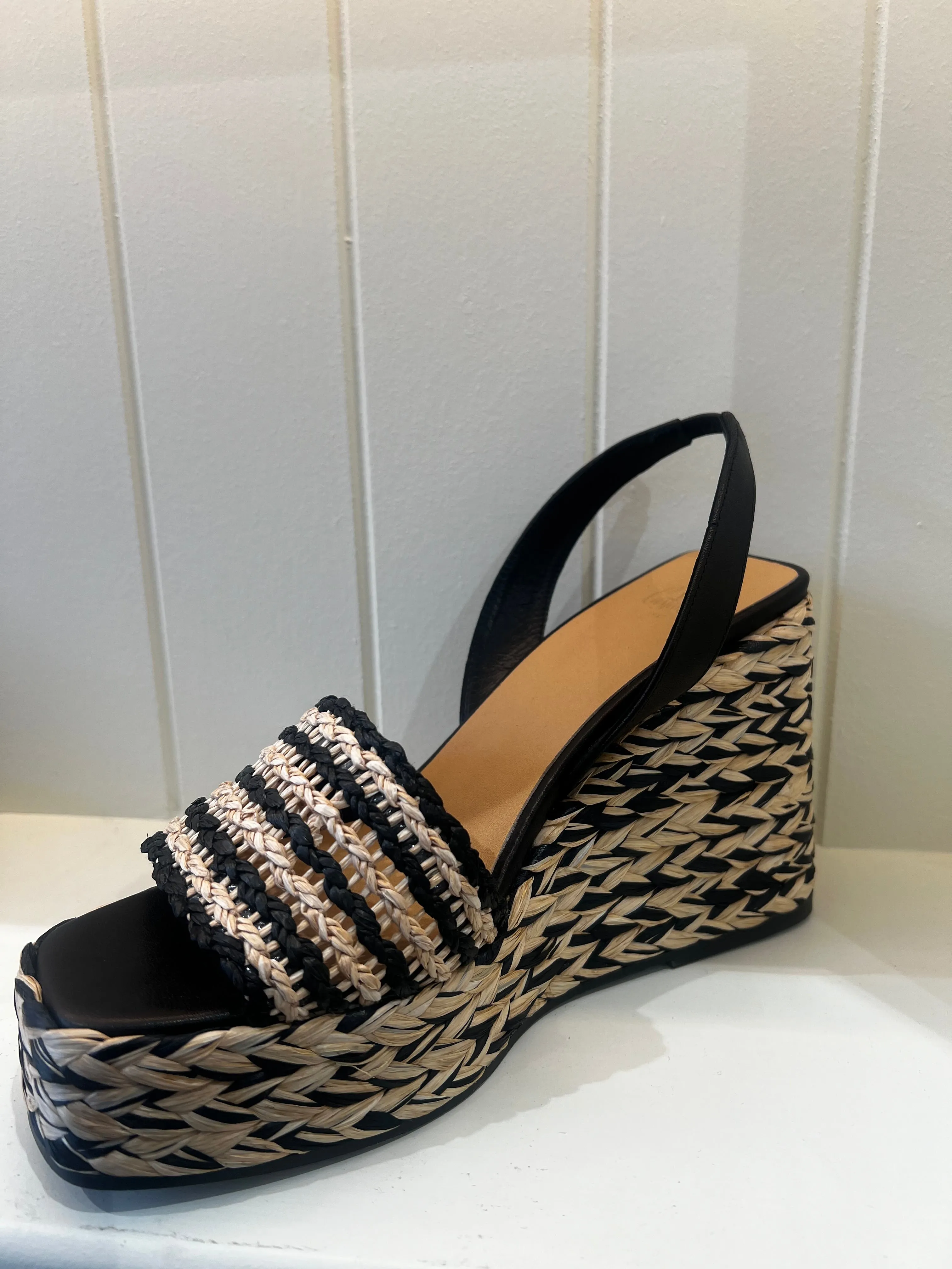 Thyra Espadrilles - Black/Tan