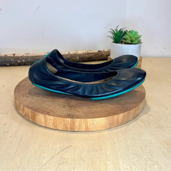 *Tieks | Black Leather Flats Size 9