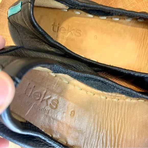 *Tieks | Black Leather Flats Size 9