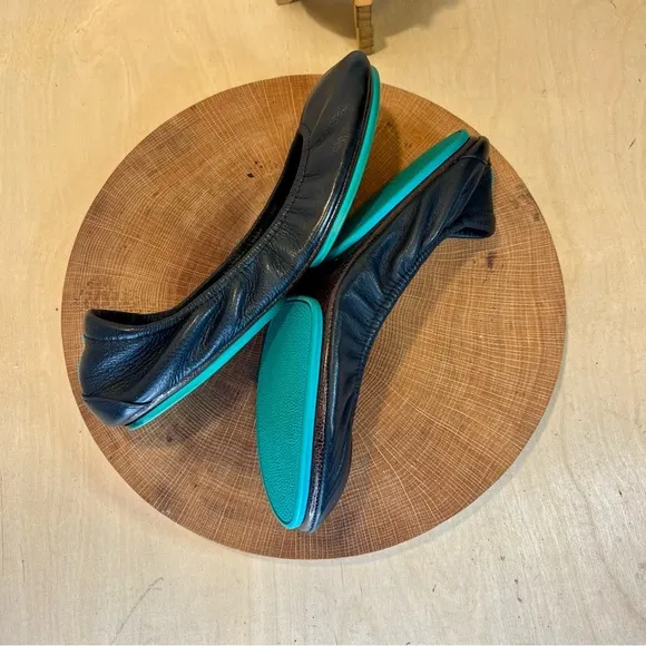 *Tieks | Black Leather Flats Size 9