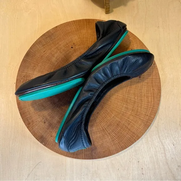 *Tieks | Black Leather Flats Size 9