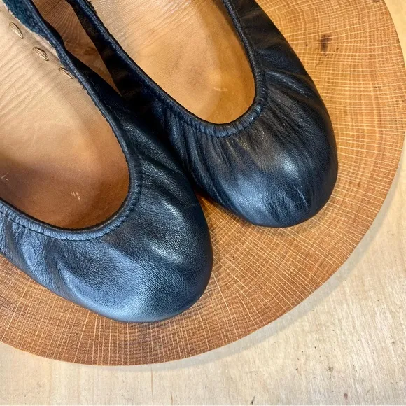 *Tieks | Black Leather Flats Size 9