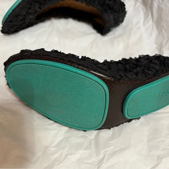 Tieks Black Rose Ballet Flats