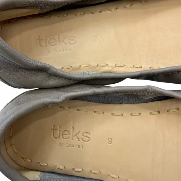 Tieks By Gavrieli Women's Ballet Flats Shoes 9 Taupe Travel Versatile