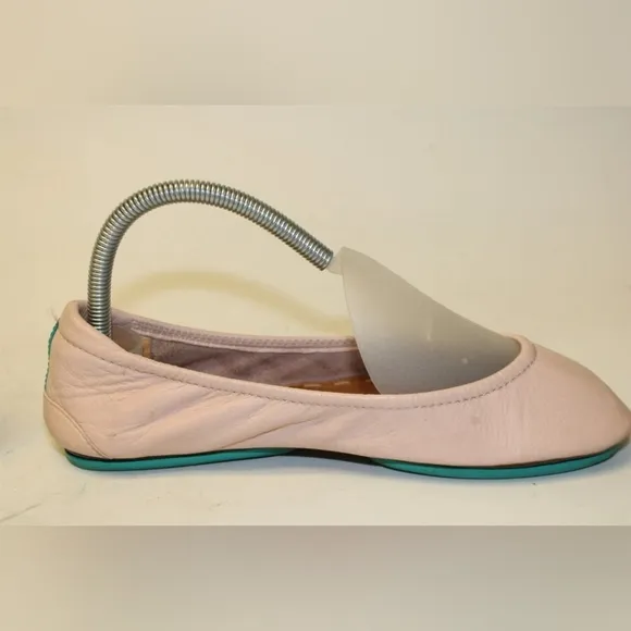 Tieks Pink Flats Sleek Comfortable Design