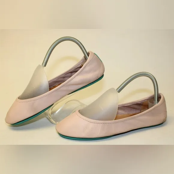 Tieks Pink Flats Sleek Comfortable Design