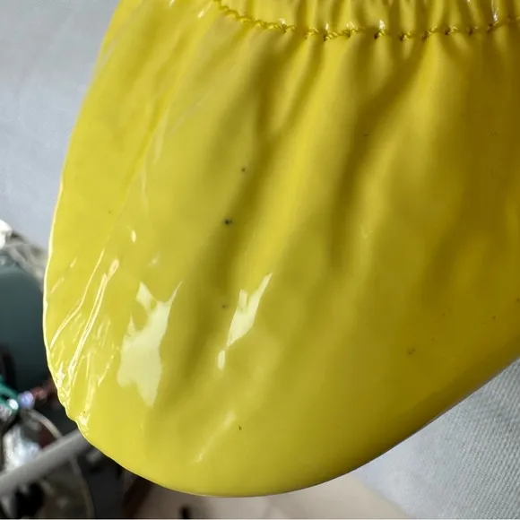 Tieks Yellow Ballet Flats with Elastic Topline and Flexible Design #0001