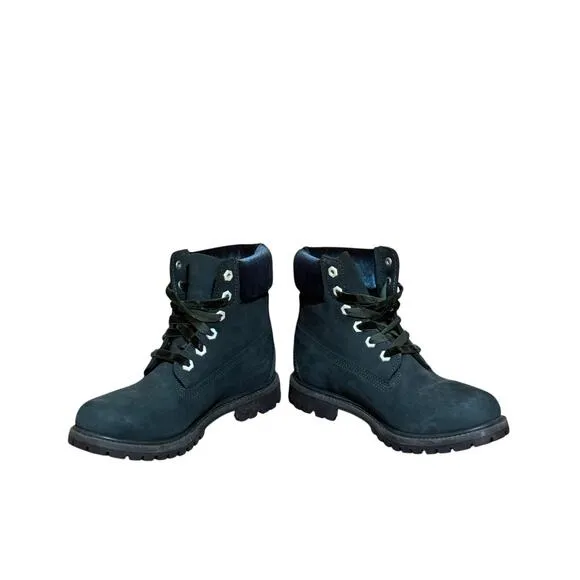 Timberland 6 Inch Premium Waterproof Womens Dark Green BOOTS A1KC6 Size 7.5