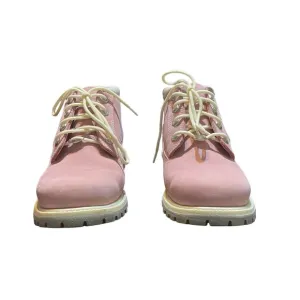TIMBERLAND Boots NELLIE Womens Size 8.5 M Pink Leather WATERPROOF Outdoor