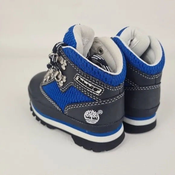 Timberland Euro Hiker 6 IN Waterproof TODDLER Navy Outdoor Boots