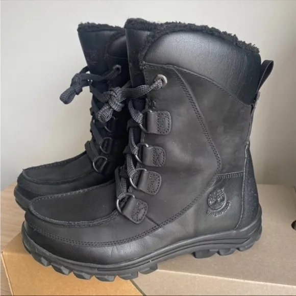 Timberland Fur Lined boots - Sz 4.5 Y- 6 W