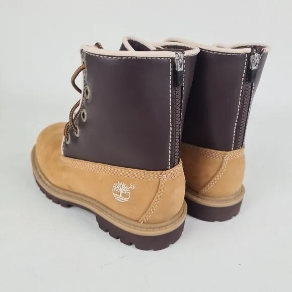 Timberland Letterman SPD TODDLER Boots Waterproof Wheat Leather SZ 10