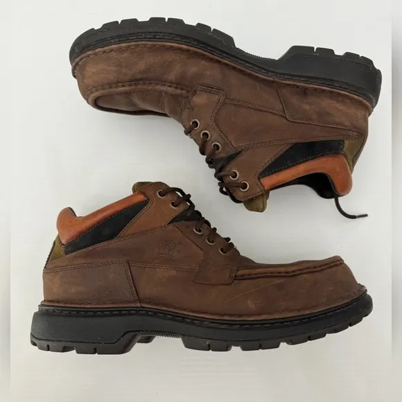 Timberland Men's Classic Trekker Gore-Tex Waterproof Brown Leather Boots…