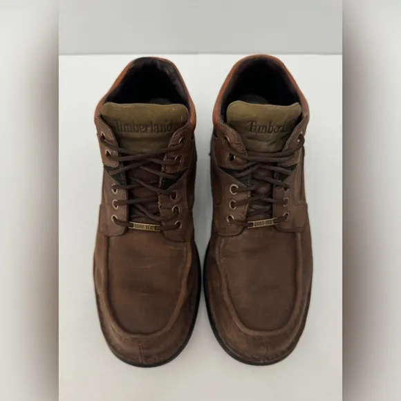 Timberland Men's Classic Trekker Gore-Tex Waterproof Brown Leather Boots…