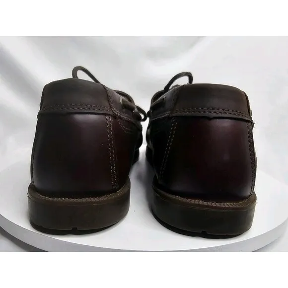 Timberland Men's Piper Cove A19ZR Brown Leather Loafers Men’s Size 12
