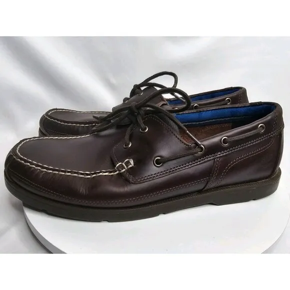 Timberland Men's Piper Cove A19ZR Brown Leather Loafers Men’s Size 12