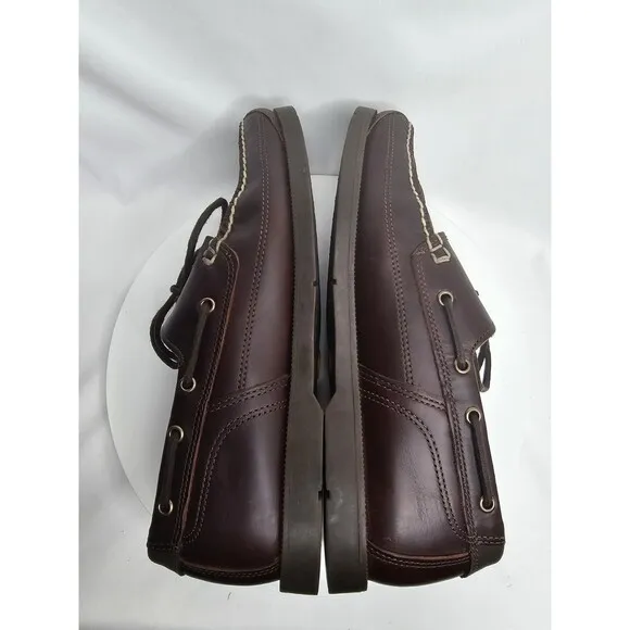 Timberland Men's Piper Cove A19ZR Brown Leather Loafers Men’s Size 12