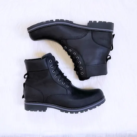 Timberland Men’s Rugged 6 Inch Waterproof Black Boots