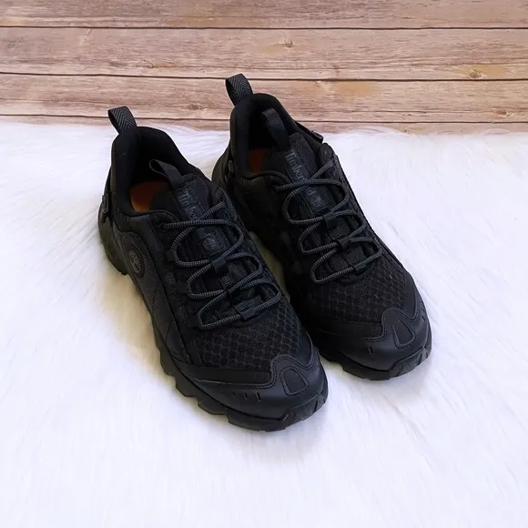 Timberland Men’s Solar Wave Low Black Mesh Sneakers