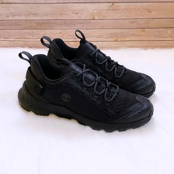 Timberland Men’s Solar Wave Low Black Mesh Sneakers