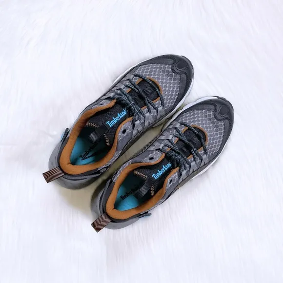 Timberland Men’s Solar Wave Low Medium Grey Mesh Sneakers