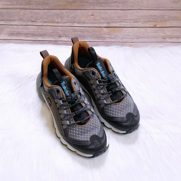Timberland Men’s Solar Wave Low Medium Grey Mesh Sneakers