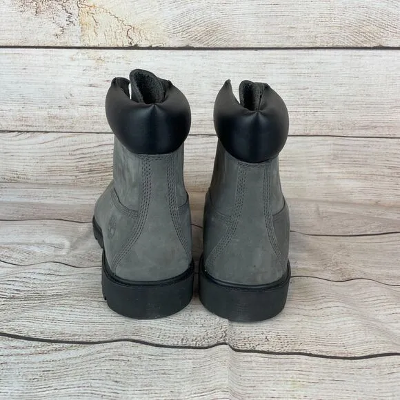 Timberland Mens Sz 13 Premium 6&quot; Waterproof Boots Gray
