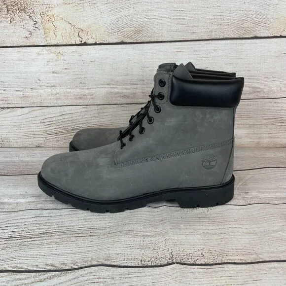 Timberland Mens Sz 13 Premium 6&quot; Waterproof Boots Gray