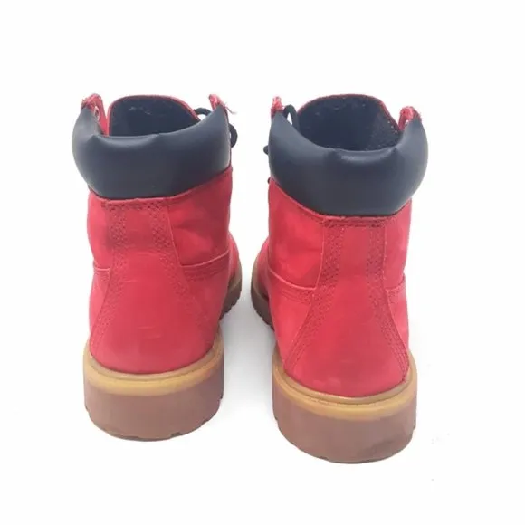 Timberland Red Waterproof Boots 5