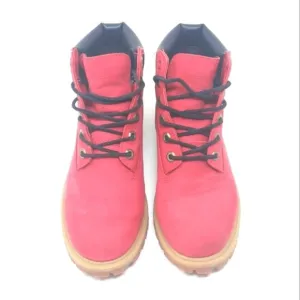 Timberland Red Waterproof Boots 5