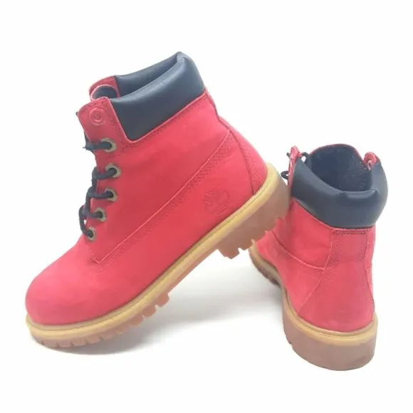 Timberland Red Waterproof Boots 5