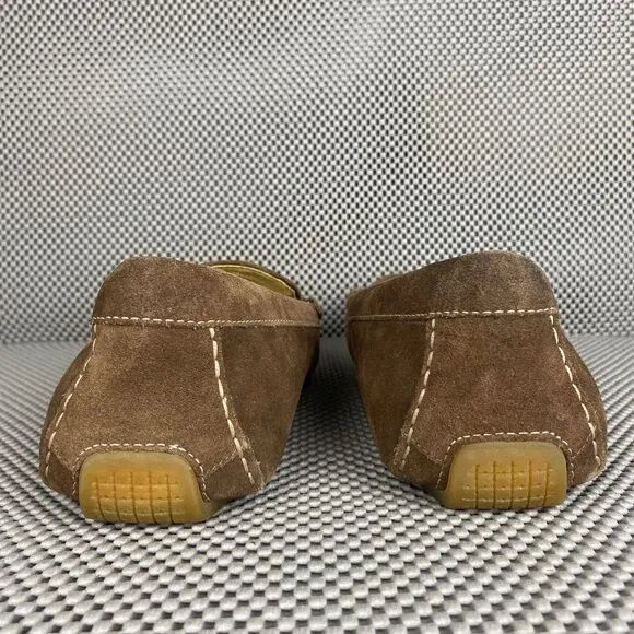Timberland Slip On Loafers Shoes Mens Size 11.5 M Brown Leather Casual