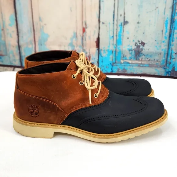 Timberland Stormbuck Waterproof Glazed TecTuff Leather Duck Boots